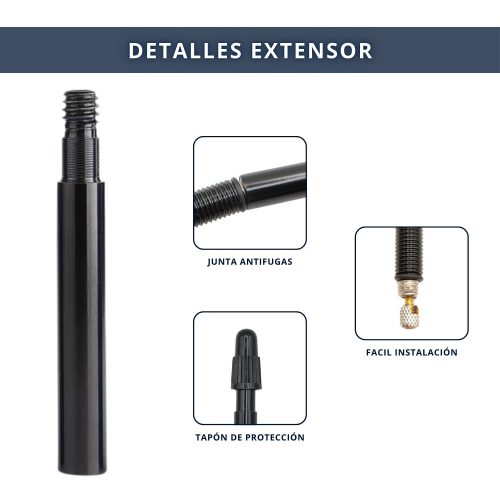 IBRIQO® Extensor 40mm Válvula Presta Bicicleta - Imagen 3
