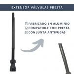 IBRIQO® Extensor 40mm Válvula Presta Bicicleta - Imagen 4