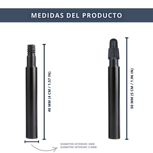 IBRIQO® Extensor 40mm Válvula Presta Bicicleta - Imagen 7