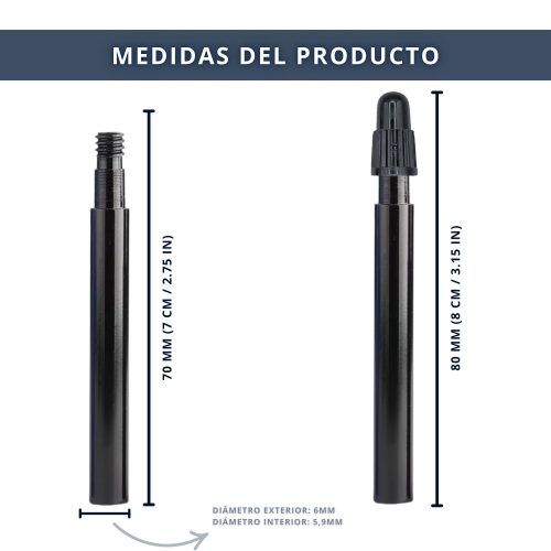 IBRIQO® Extensor 70mm Válvula Presta Bicicleta - Imagen 7