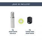 IBRIQO® 1 Adaptadores Prolongadores 40mm Válvula Schrader Gorda Moto Patinetes Eléctricos 2