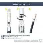 IBRIQO® 1 Adaptadores Prolongadores 40mm Válvula Schrader Gorda Moto Patinetes Eléctricos 5