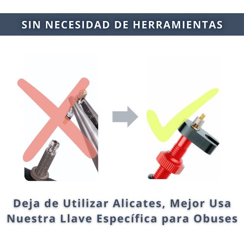 IBRIQO® 10 Obuses Válvula Presta + 2 Llaves Bicicleta 5