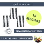 IBRIQO® 15 Mechas de Recambio 1,5x50mm MTB y ROAD 2