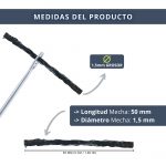IBRIQO® 15 Mechas de Recambio 1,5x50mm MTB y ROAD 3
