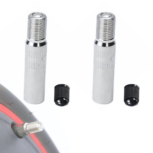 IBRIQO® 2 Adaptadores Prolongadores 40mm Válvula Schrader Gorda Moto Patinetes Eléctricos 1