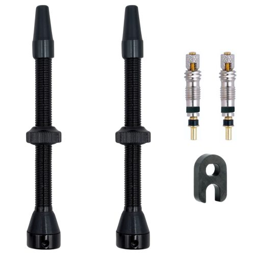 IBRIQO® 2 Válvulas 80mm Presta Tubeless Bicicleta MTB ROAD 1