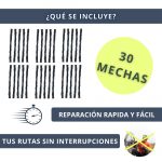 IBRIQO® 30 Mechas de Recambio 1,5x50mm MTB y ROAD 2