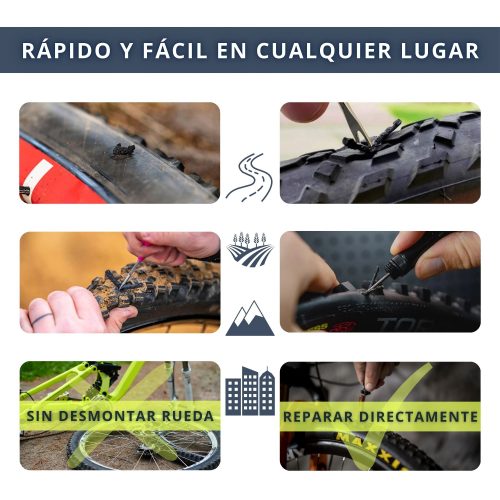 IBRIQO® 30 Mechas de Recambio 1,5x50mm MTB y ROAD 6