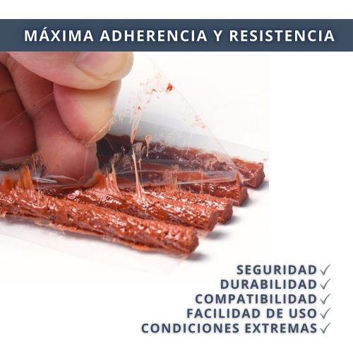 IBRIQO® 50 Mechas Recambio 6x100mm Para Kits Reparar Pinchazos Vehículos 5