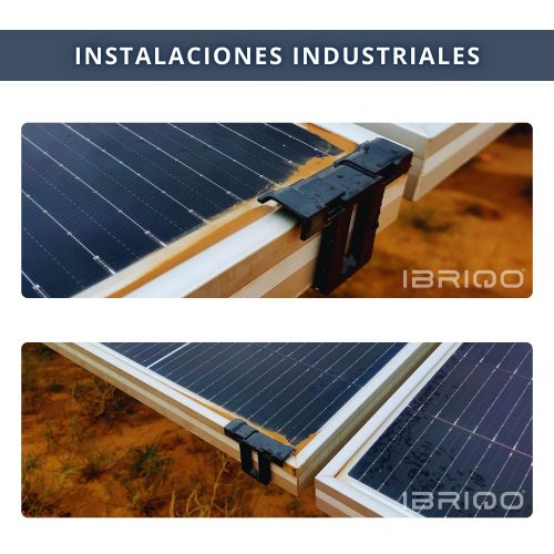 IBRIQO® Clip 35mm ASA para Drenaje de Agua en Panel Solar – Material ASA Más Resistente que ABS 5