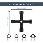 IBRIQO® Llave Universal Multifuncional de 4 Puntas Cuadros 2