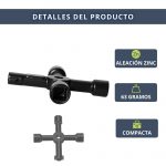 IBRIQO® Llave Universal Multifuncional de 4 Puntas Cuadros 6