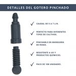 IBRI0030017 IBRIQO® Gotero Pinchado Con Tornillo - Riego Goteo 6