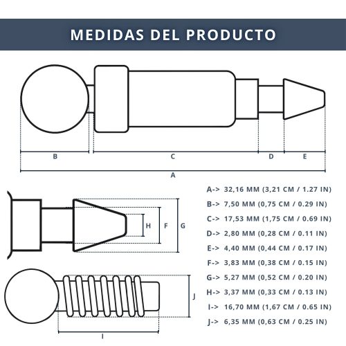 IBRI0030017 IBRIQO® Gotero Pinchado Con Tornillo - Riego Goteo 7