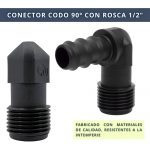 CONECTOR CODO 90º CON ROSCA 1,2_ 5
