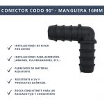 CONECTOR CODO 90º manguera 16mm 1,2_ 4