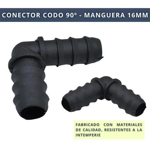 CONECTOR CODO 90º manguera 16mm 1,2_ 5