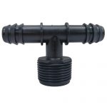 IBRI0030006 CONECTOR T DOBLE EMPALME CON ROSCA 3,4 - MANGUERA 16MM 1 1