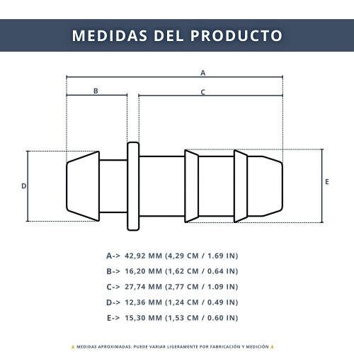 IBRIQO® Toma Inicial 16 mm – Conexión al Tubo Principal para Riego por Goteo - Imagen 3