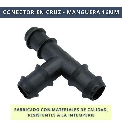IBRI0030008 CONECTOR T - MANGUERA 16MM 5
