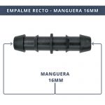 IBRI0030011 EMPALME RECTO - MANGUERA 16MM 3