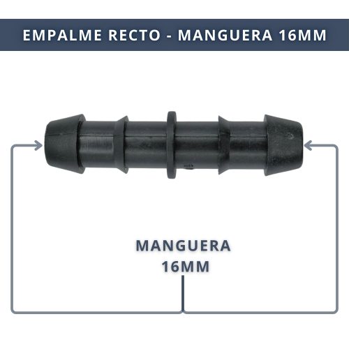 IBRI0030011 EMPALME RECTO - MANGUERA 16MM 3