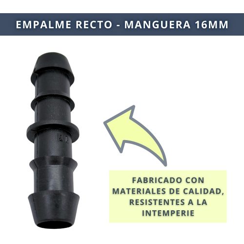 IBRI0030011 EMPALME RECTO - MANGUERA 16MM 5