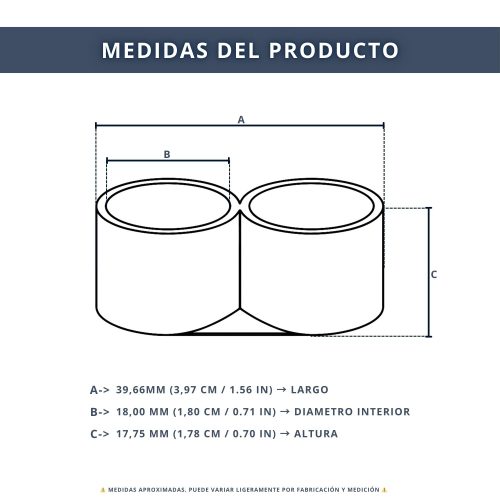 IBRIQO® Estrangulador Doble Anillo 16 mm – Conector/Soporte para Cierre de Manguera de Riego - Imagen 5