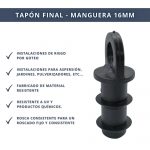 IBRI0030013 TAPON FINAL LINEA - MANGUERA 16MM 4