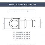 IBRI0030013 TAPON FINAL LINEA - MANGUERA 16MM 6