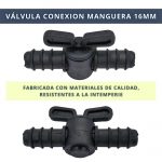 IBRI0030014 VALVULA RIEGO - MANGUERA 16MM 5