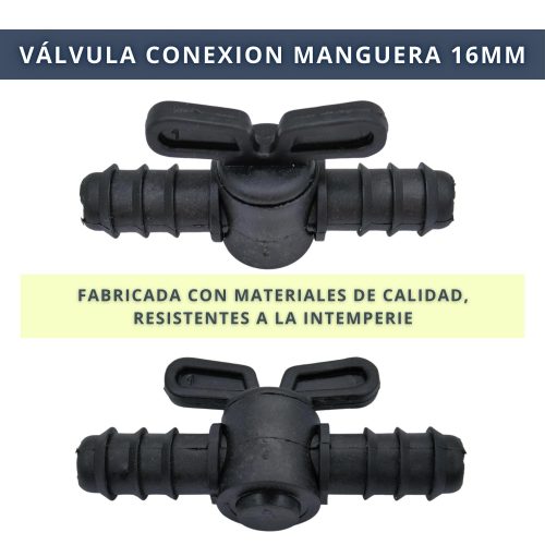 IBRI0030014 VALVULA RIEGO - MANGUERA 16MM 5