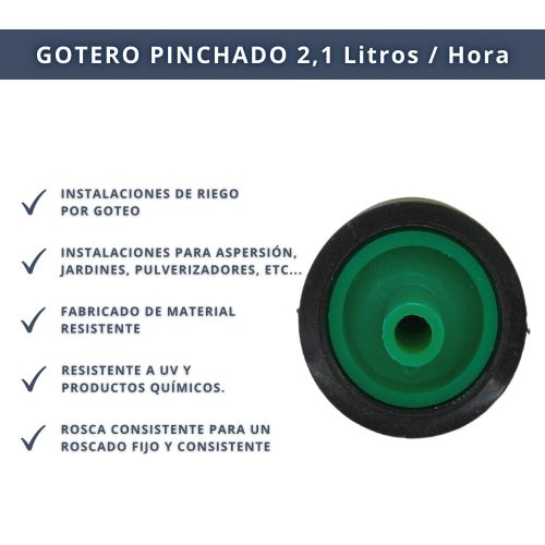 IBRI0030015 GOTERO AUTO COMPENSANTE - CAUDAL 2,1 LTH 4
