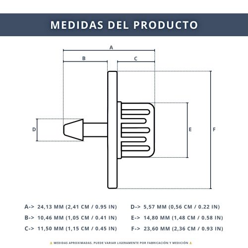 IBRIQO® Gotero Pinchable Regulable 0–70 l/h Manguera – Caudal Ajustable para Riego por Goteo - Imagen 5