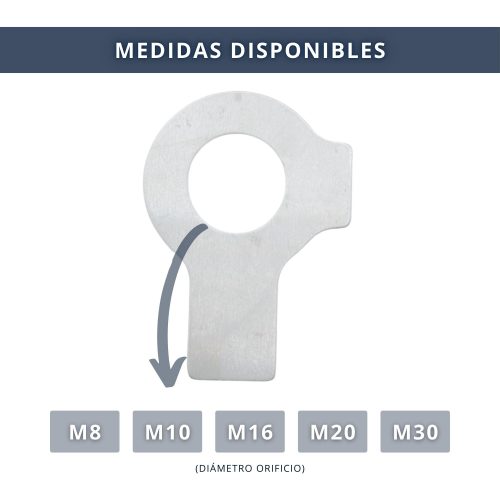 IBRI0100001+2+3+4+5 ARANDELA SEGURIDAD DIN 463 3