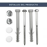 IBRI0190006 KIT 2 TACOS TORNILLOS INOX FIJACION SANITARIO 6x80 MM 3