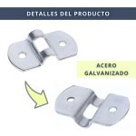 IBRI0200001+2 CHAPA PUENTE GALVA 25x6 MM 2