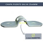 IBRI0200001+2 CHAPA PUENTE GALVA 25x6 MM 3